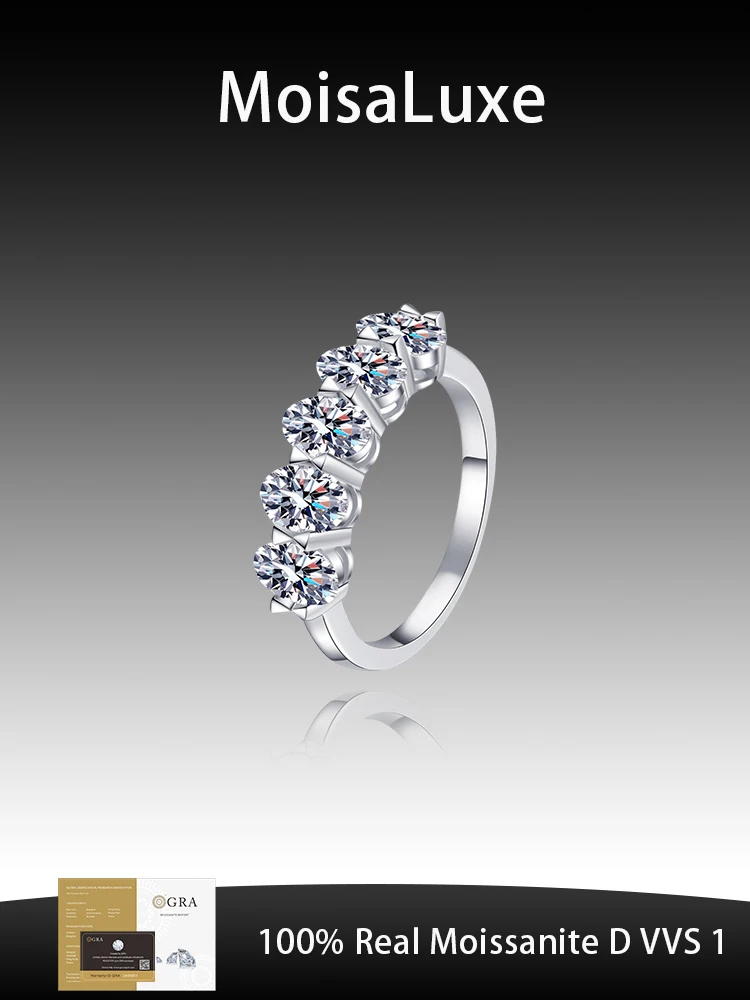 Официальный магазин MoisaLuxe GRA Moissanite Plata, стерлинговое серебро 925 пробы, женское кольцо в форме Denier, нишевое высококачественное легкое роскошное кольцо
Официальный магазин MoisaLuxe GRA Moissanite Plata, стерлинговое серебро 925 пробы, женское кольцо в форме Denier, нишевое высококачественное легкое роскошное кольцо