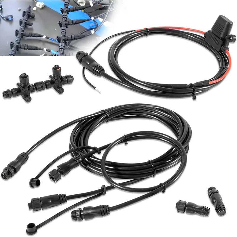 124-69 NMEA Network Starter Kit, NMEA 2000 Node Terminators, NMEA2000 Connection with T Connector, for Lowrance N2K- EXP-RD-2
124-69 NMEA Network Starter Kit, NMEA 2000 Node Terminators, NMEA2000 Connection with T Connector, for Lowrance N2K- EXP-RD-2