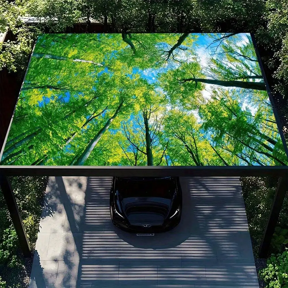 Large Green Canopy Tarp Outdoor Sun Shade Tent With Tree Branch Leaf Pattern, All Season Use For Camping, Beach, Garden, Patio,
Large Green Canopy Tarp Outdoor Sun Shade Tent With Tree Branch Leaf Pattern, All Season Use For Camping, Beach, Garden, Patio,