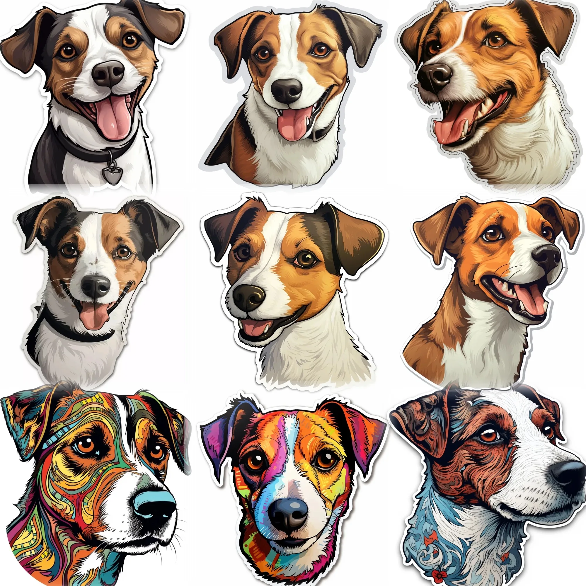 Jack Russell Dog Cute Pet Creative Sticker Motorcycle Helmet Car Bicycle Decal Accessories Customizable Size
Jack Russell Dog Cute Pet Creative Sticker Motorcycle Helmet Car Bicycle Decal Accessories Customizable Size