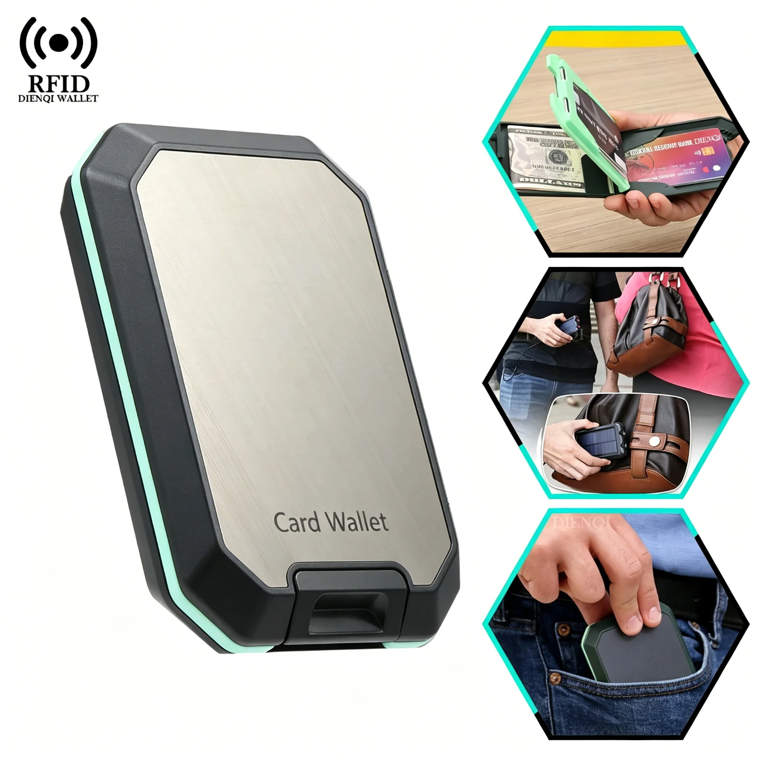 정리용품 Business Card Holders 책상 Kaarthouders 명함케이스 Fashion Card Wallet Case RFID Blocking Money Clips Aluminum Wallet for Men Male
정리용품 Business Card Holders 책상 Kaarthouders 명함케이스 Fashion Card Wallet Case RFID Blocking Money Clips Aluminum Wallet for Men Male