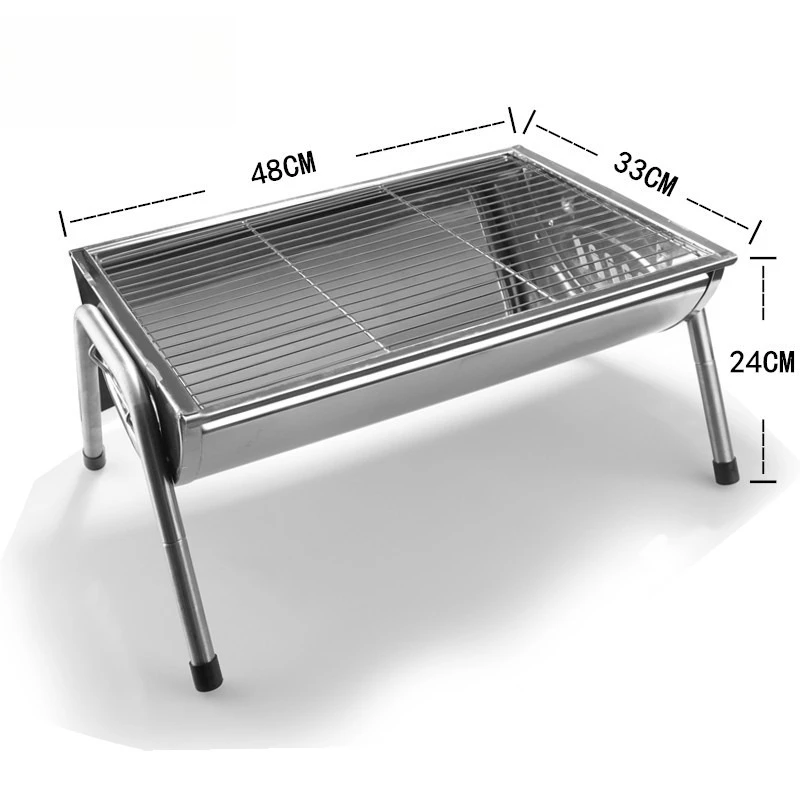 Futianli stainless steel grill, portable outdoor camping grill, household charcoal stove barbecue tool
Futianli stainless steel grill, portable outdoor camping grill, household charcoal stove barbecue tool