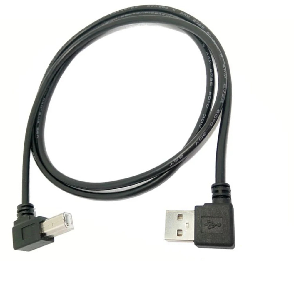 Left and right bend USB2.0 male to USB-B male printing cable double bend USB printer adapter cable 0.5M 1M
Left and right bend USB2.0 male to USB-B male printing cable double bend USB printer adapter cable 0.5M 1M