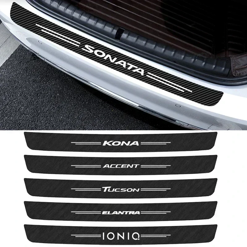 1Pc Car Rear Trunk Bumper Guard Protective Sticker for Hyundai I20 CRETA IONIQ KONA GETZ Elantra Sonata Tucson Logo Accessories
1Pc Car Rear Trunk Bumper Guard Protective Sticker for Hyundai I20 CRETA IONIQ KONA GETZ Elantra Sonata Tucson Logo Accessories