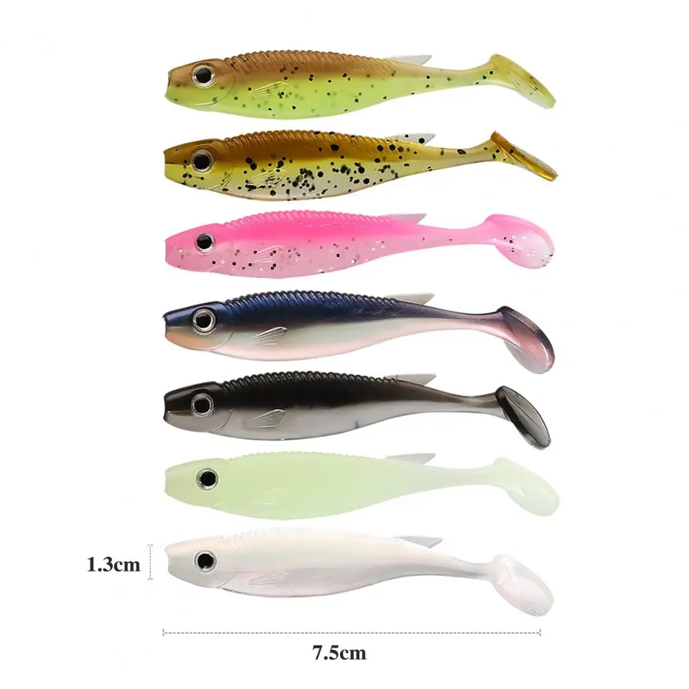 Wear Resistant Fishing Lure Realistic Bionic Soft Fishing Lure Set with Glitter Paddle Tail 3pcs for Freshwater for Enhanced
Wear Resistant Fishing Lure Realistic Bionic Soft Fishing Lure Set with Glitter Paddle Tail 3pcs for Freshwater for Enhanced