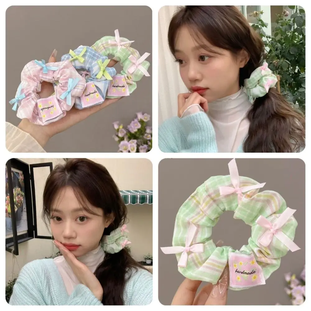 Bow Plaid Pattern Large Intestine Hair Rope Ponytail Braided High Elastic Puff Korean Headband No Harm Wrinkle Hair Scrunchie
Bow Plaid Pattern Large Intestine Hair Rope Ponytail Braided High Elastic Puff Korean Headband No Harm Wrinkle Hair Scrunchie