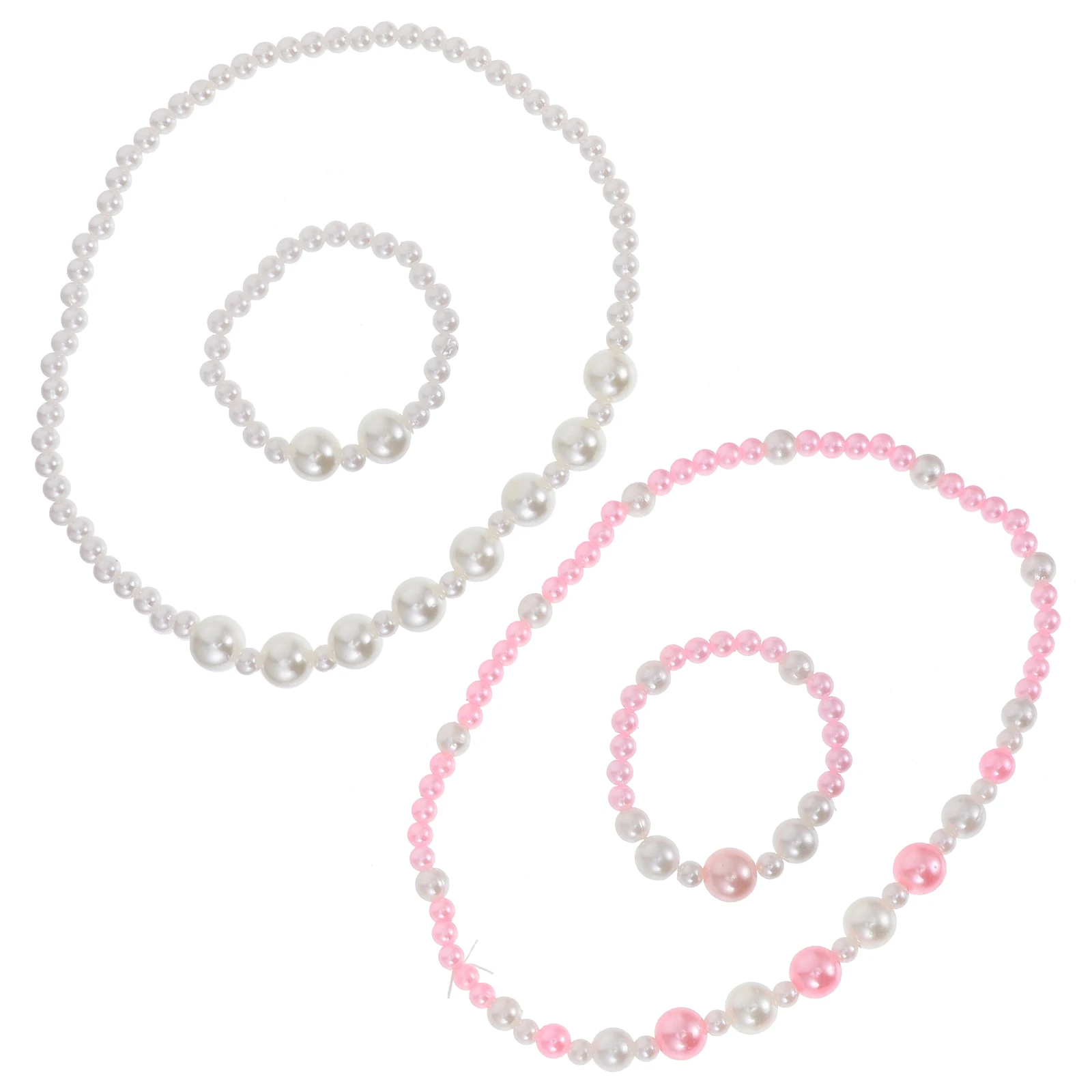 2 Sets Children Necklace Accessories Girls Beaded Necklace Bracelet Kids Jewelry Set Smooth No Fading Birthday Party
2 Sets Children Necklace Accessories Girls Beaded Necklace Bracelet Kids Jewelry Set Smooth No Fading Birthday Party