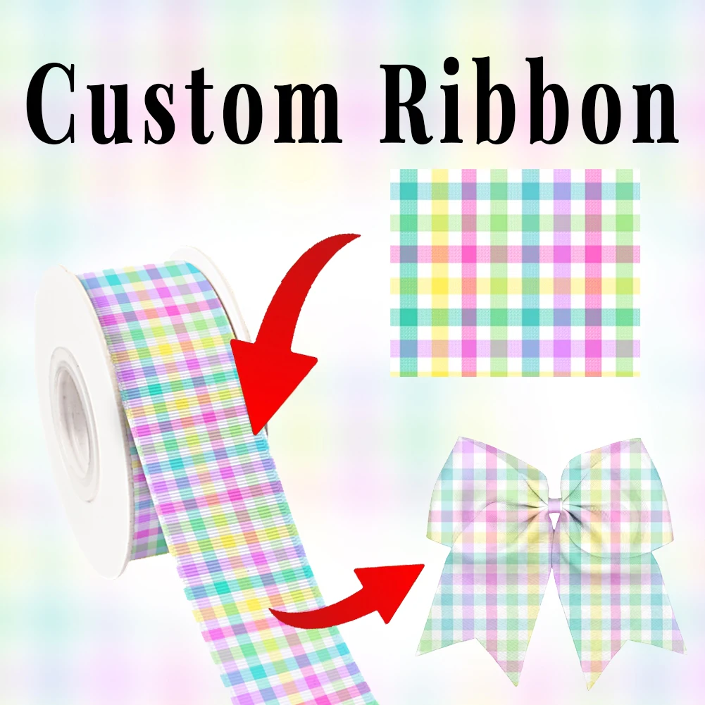 Custom or Catalog Pattern Grosgrain Ribbons Satin Ribbon for Cheer Bows DIY Girl Hair Bows Wrap Gift Decoration
Custom or Catalog Pattern Grosgrain Ribbons Satin Ribbon for Cheer Bows DIY Girl Hair Bows Wrap Gift Decoration