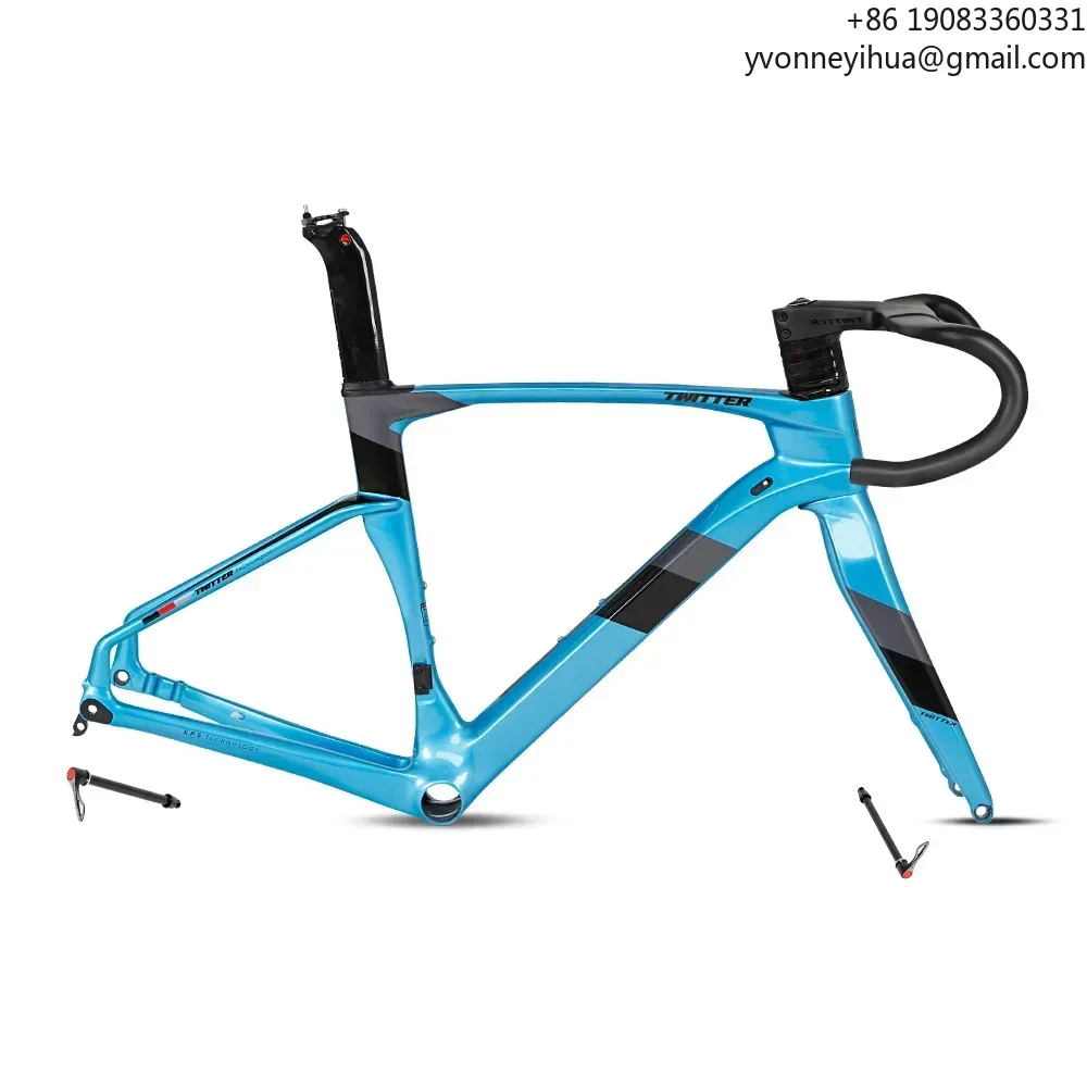 Twitter CYCLONEpro-Disc Brake Carbon Road Bike Frame 700C All Cables Inner Routing Carbon Road Bicycle Frame Sale Can Oem
Twitter CYCLONEpro-Disc Brake Carbon Road Bike Frame 700C All Cables Inner Routing Carbon Road Bicycle Frame Sale Can Oem