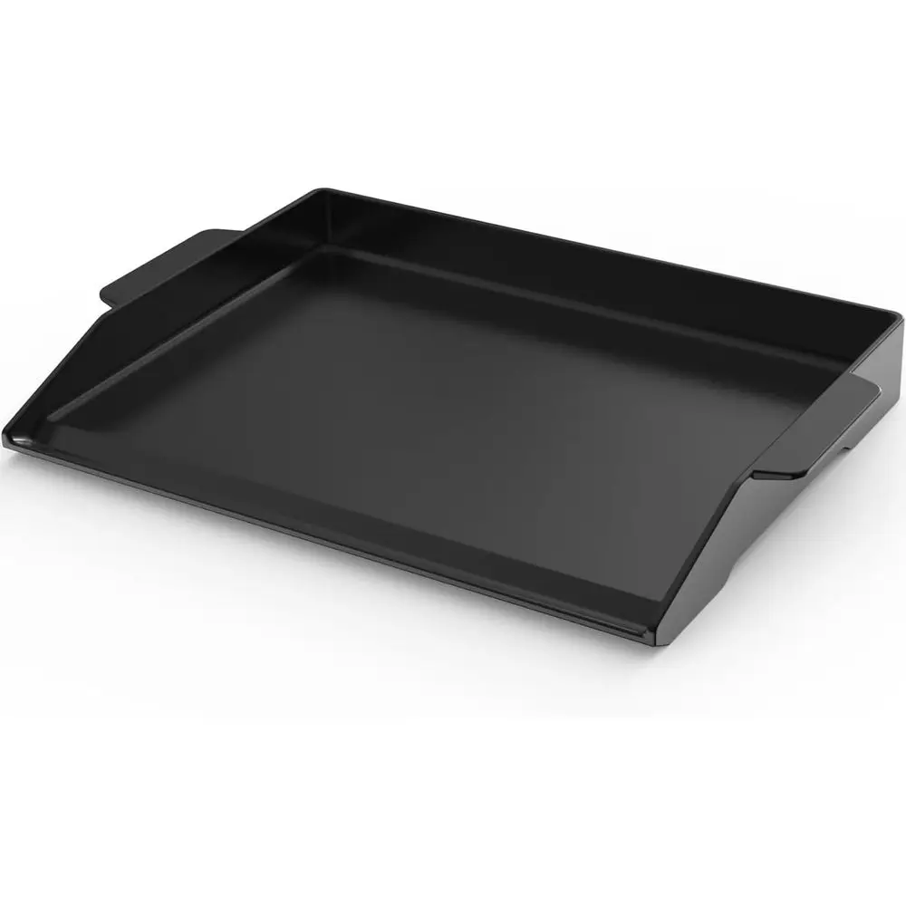 Pre-Seasoned Cast Iron Griddle with Nonstick Coating, High Sidewalls, 23 x 16 for Gas Grills and Range Ovens
Pre-Seasoned Cast Iron Griddle with Nonstick Coating, High Sidewalls, 23 x 16 for Gas Grills and Range Ovens