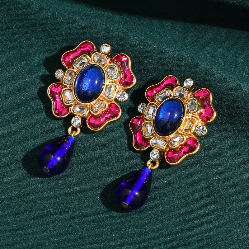 Vintage Large Glaze Drop Earring Pink And White Flower Designer Drop Blue Natural Stone Jewelry New For Women 2026 Bride Charm
Vintage Large Glaze Drop Earring Pink And White Flower Designer Drop Blue Natural Stone Jewelry New For Women 2026 Bride Charm
