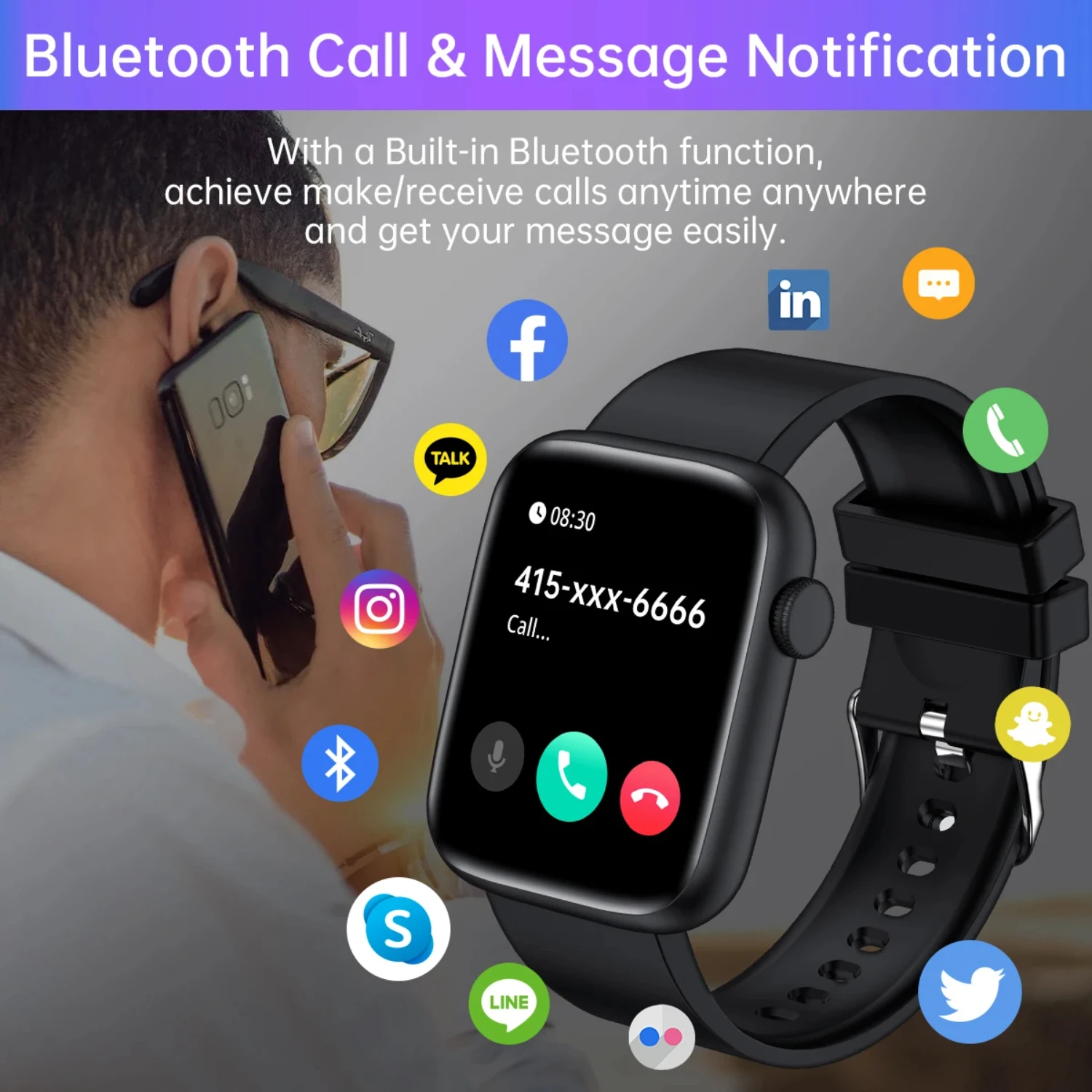 Часы mart Watch, 1,9-дюймовые полностью умные часы для телефонов Android и iOS, 12 спортивных режимов, голосовой помощник, умные часы для фитнеса
Часы mart Watch, 1,9-дюймовые полностью умные часы для телефонов Android и iOS, 12 спортивных режимов, голосовой помощник, умные часы для фитнеса