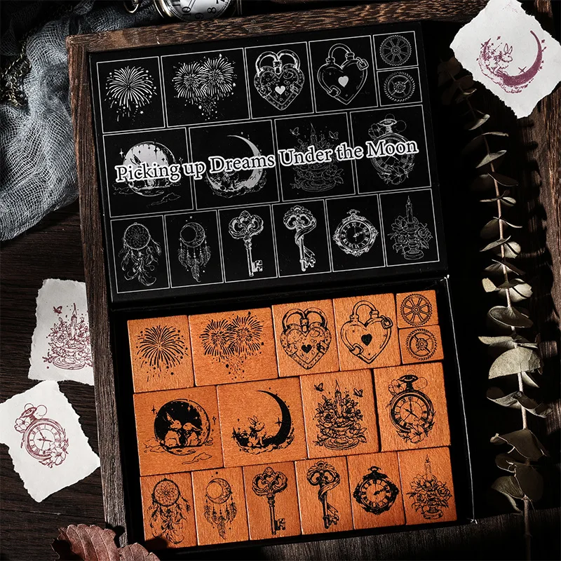 16pcs/1set Vintage Wooden Stamp DIY Stamps Sleeping Fairy Tales Crafts Card Making Painting Teaching
16pcs/1set Vintage Wooden Stamp DIY Stamps Sleeping Fairy Tales Crafts Card Making Painting Teaching