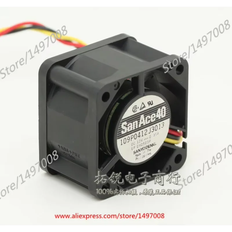 Sanyo Denki 109P0412J3013 DC 12 В 0,35 А 3-проводной 40x40x28 мм Вентилятор охлаждения сервера
Sanyo Denki 109P0412J3013 DC 12 В 0,35 А 3-проводной 40x40x28 мм Вентилятор охлаждения сервера