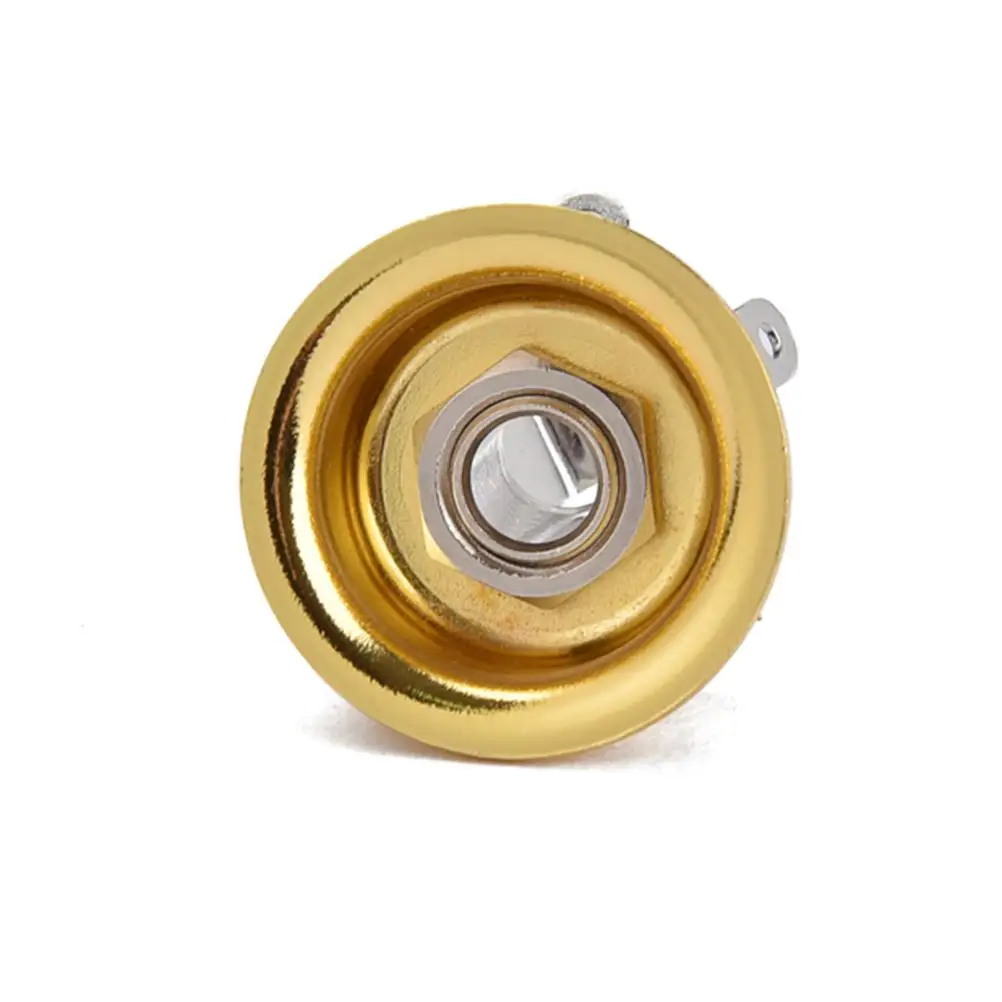 Set 1/4 Inch Output Input Socket Connector Plate Endpin Durable Chrome Plating For Guitar Bass Instruments
Set 1/4 Inch Output Input Socket Connector Plate Endpin Durable Chrome Plating For Guitar Bass Instruments