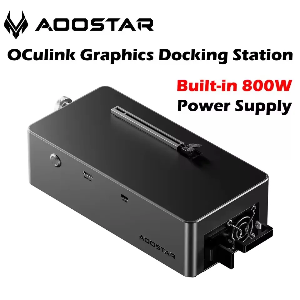 AOOSTAR AG01 AG02 OCulink Docking Station 2*8pin Buit-in 400W Supply Power Gaming PCIe4x4.0 Extension USB4.0 Graphics For Office
AOOSTAR AG01 AG02 OCulink Docking Station 2*8pin Buit-in 400W Supply Power Gaming PCIe4x4.0 Extension USB4.0 Graphics For Office