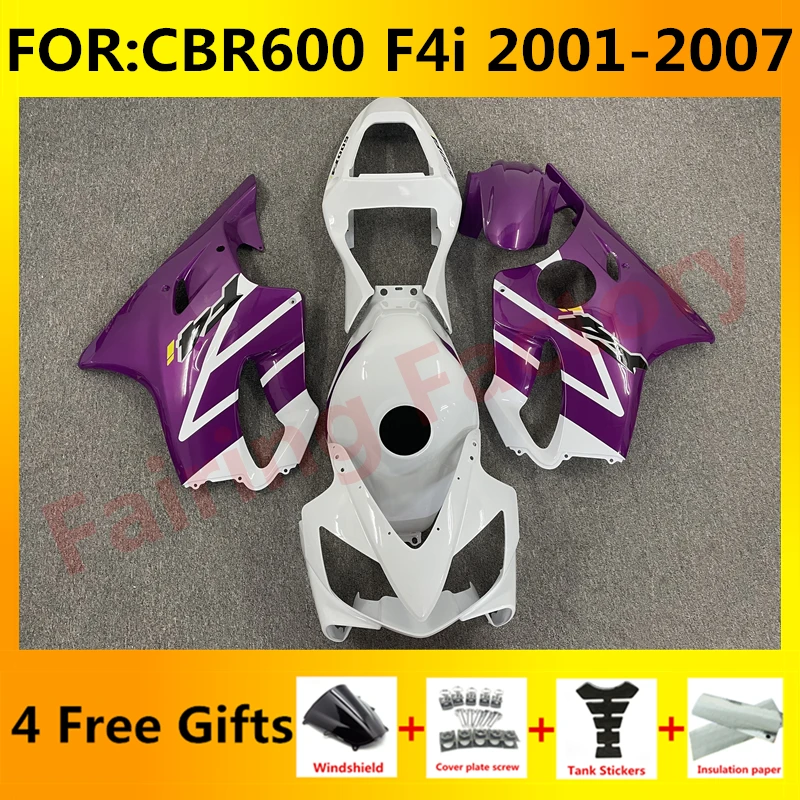 Комплект обтекателей для мотоцикла, подходит для CBR600 F4i CBR 600 CBR600F4i 2001 2002 2003 2004 2005 фотогодов, фиолетовый, белый
Комплект обтекателей для мотоцикла, подходит для CBR600 F4i CBR 600 CBR600F4i 2001 2002 2003 2004 2005 фотогодов, фиолетовый, белый