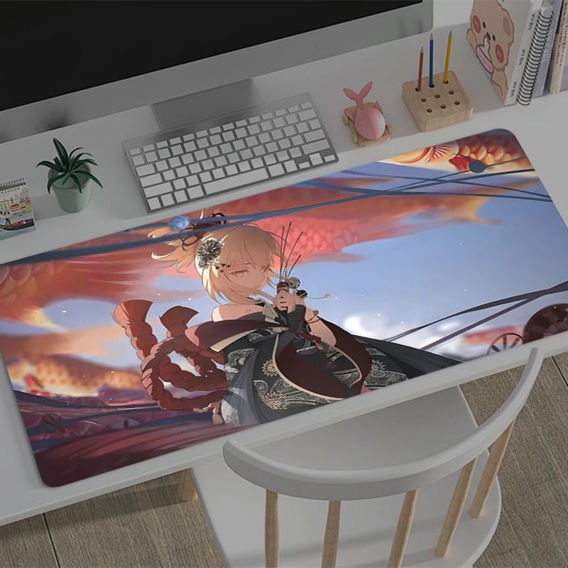 Mouse Pad Large Genshin Impact Yoimiya Anti-Slip Rubber Gaming MousePad Durable Desk Pad for Office and Gaming PC Anime Mousepad
Mouse Pad Large Genshin Impact Yoimiya Anti-Slip Rubber Gaming MousePad Durable Desk Pad for Office and Gaming PC Anime Mousepad