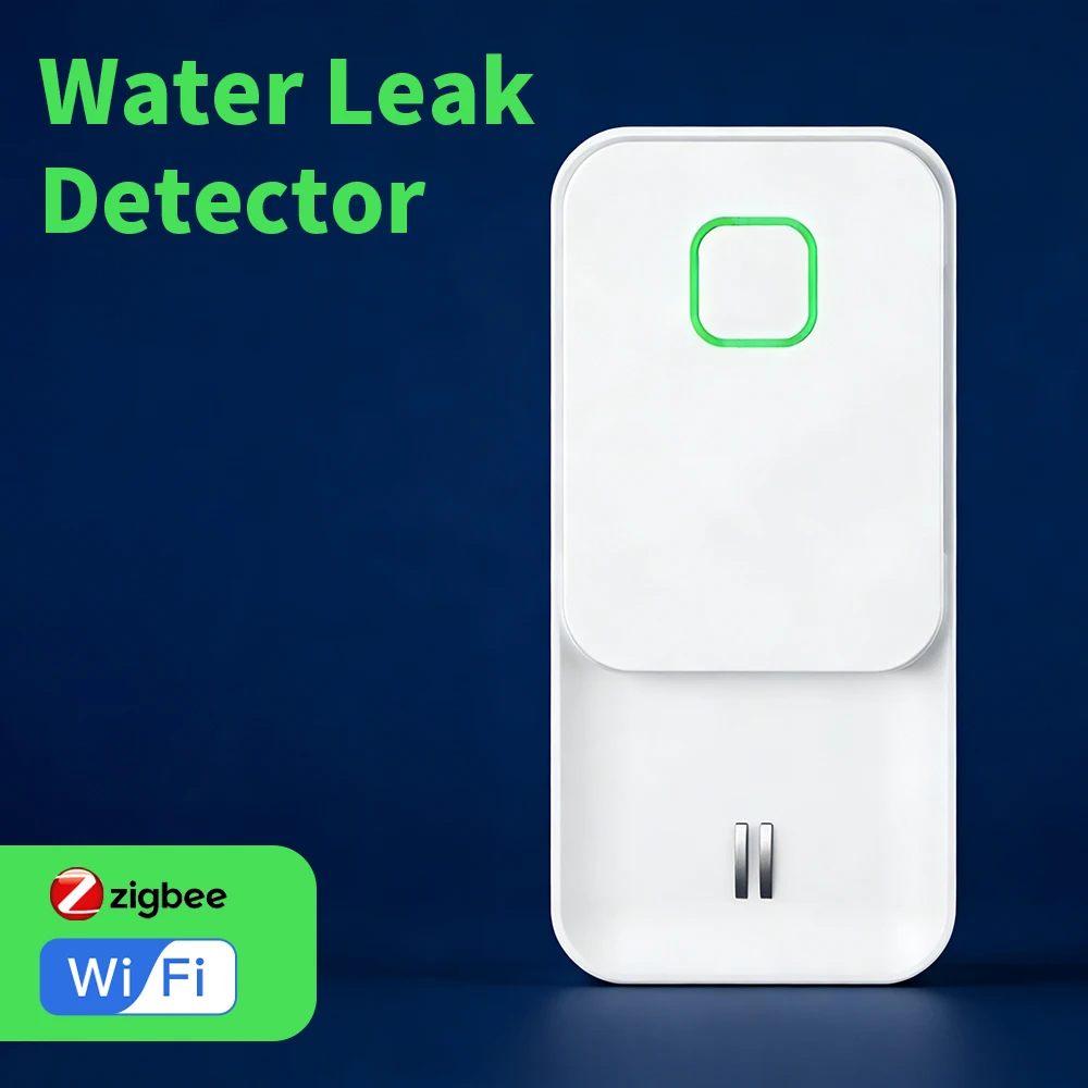 Tuya Zigbee / Wi Fi Smart Water Leak Alarm Detector Home Renovation Water Leak Sensor For Tuya Smart Life App Remote Monitoring
Tuya Zigbee / Wi Fi Smart Water Leak Alarm Detector Home Renovation Water Leak Sensor For Tuya Smart Life App Remote Monitoring
