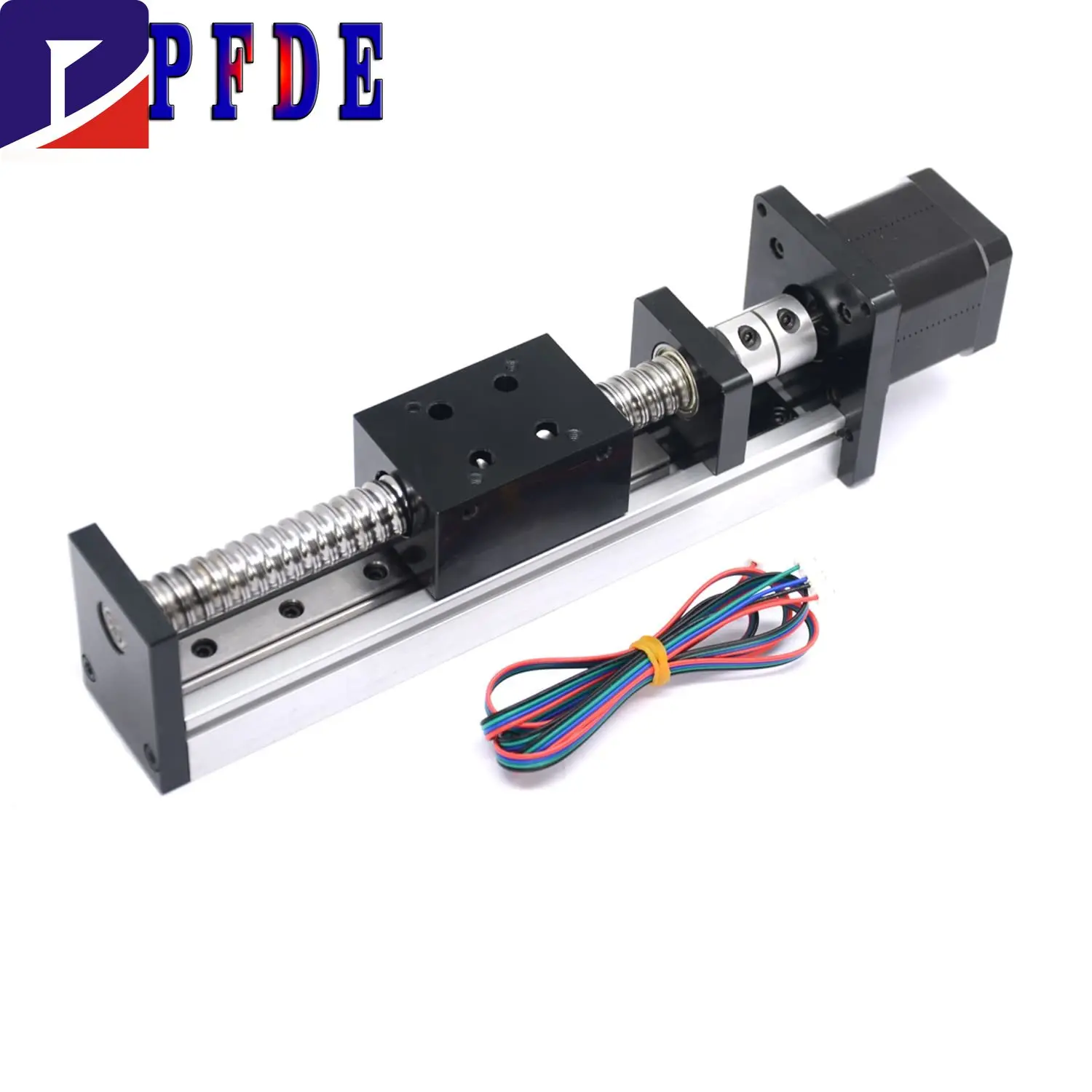 Linear Rail Guide Ballscrew SFU1605 Square Linear Rails with NEMA17 Stepper Motor, for DIY CNC Router Parts X Y Z Actuator
Linear Rail Guide Ballscrew SFU1605 Square Linear Rails with NEMA17 Stepper Motor, for DIY CNC Router Parts X Y Z Actuator