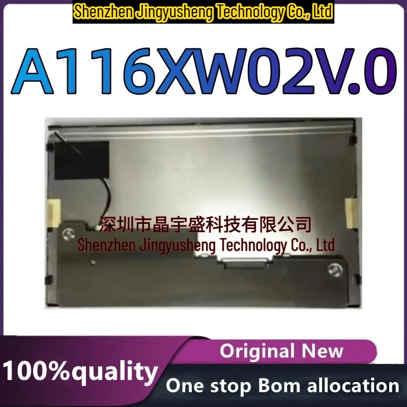 New Original A116XW02V.0 A116XW02V0 A116XW02 V0 11.6 Inch 1366*768 Integrated Circuit in Stock
New Original A116XW02V.0 A116XW02V0 A116XW02 V0 11.6 Inch 1366*768 Integrated Circuit in Stock