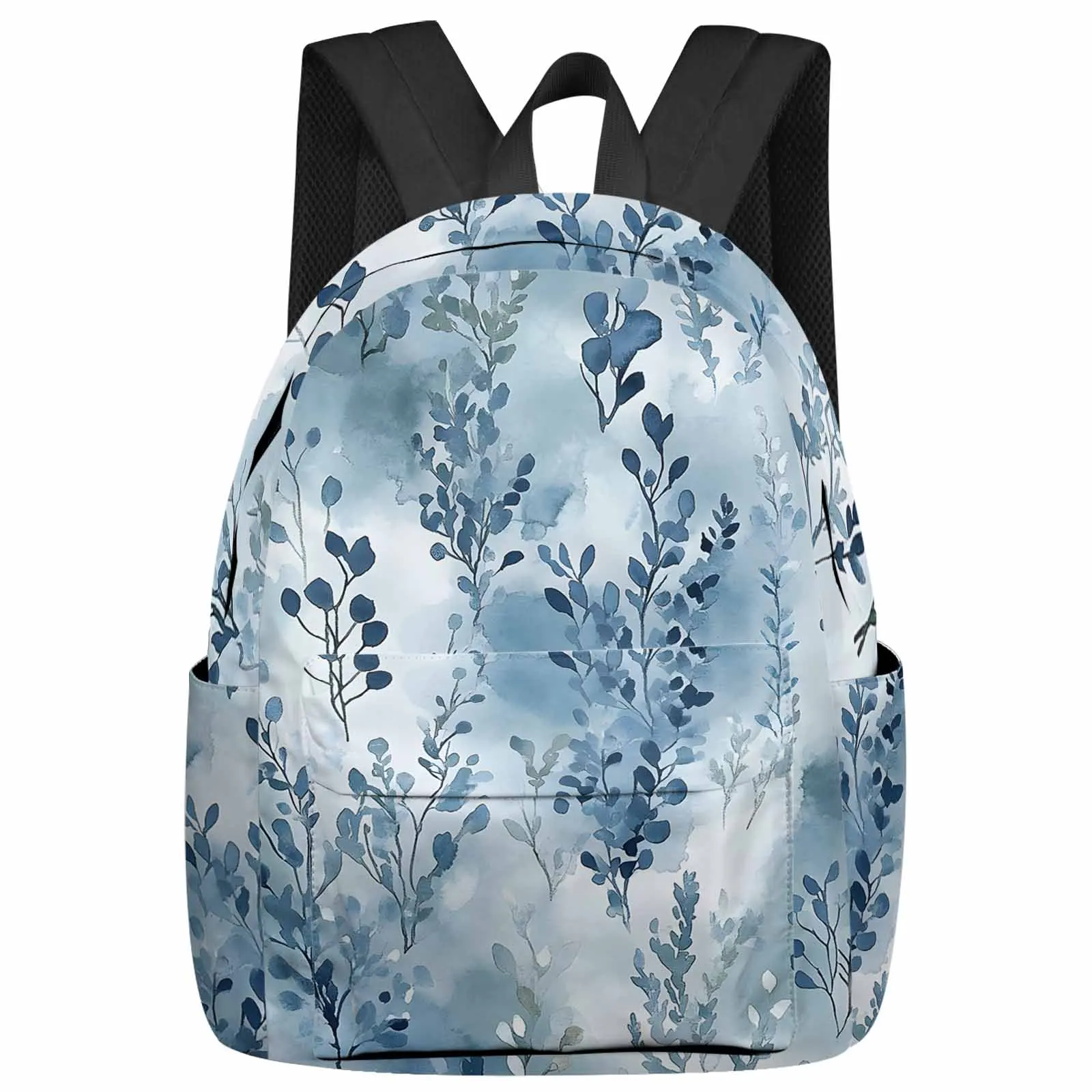 Blue Watercolor Plant Backpack Teenagers Student School Bags Laptop Custom Backpack for Men Women Travel Bag
Blue Watercolor Plant Backpack Teenagers Student School Bags Laptop Custom Backpack for Men Women Travel Bag
