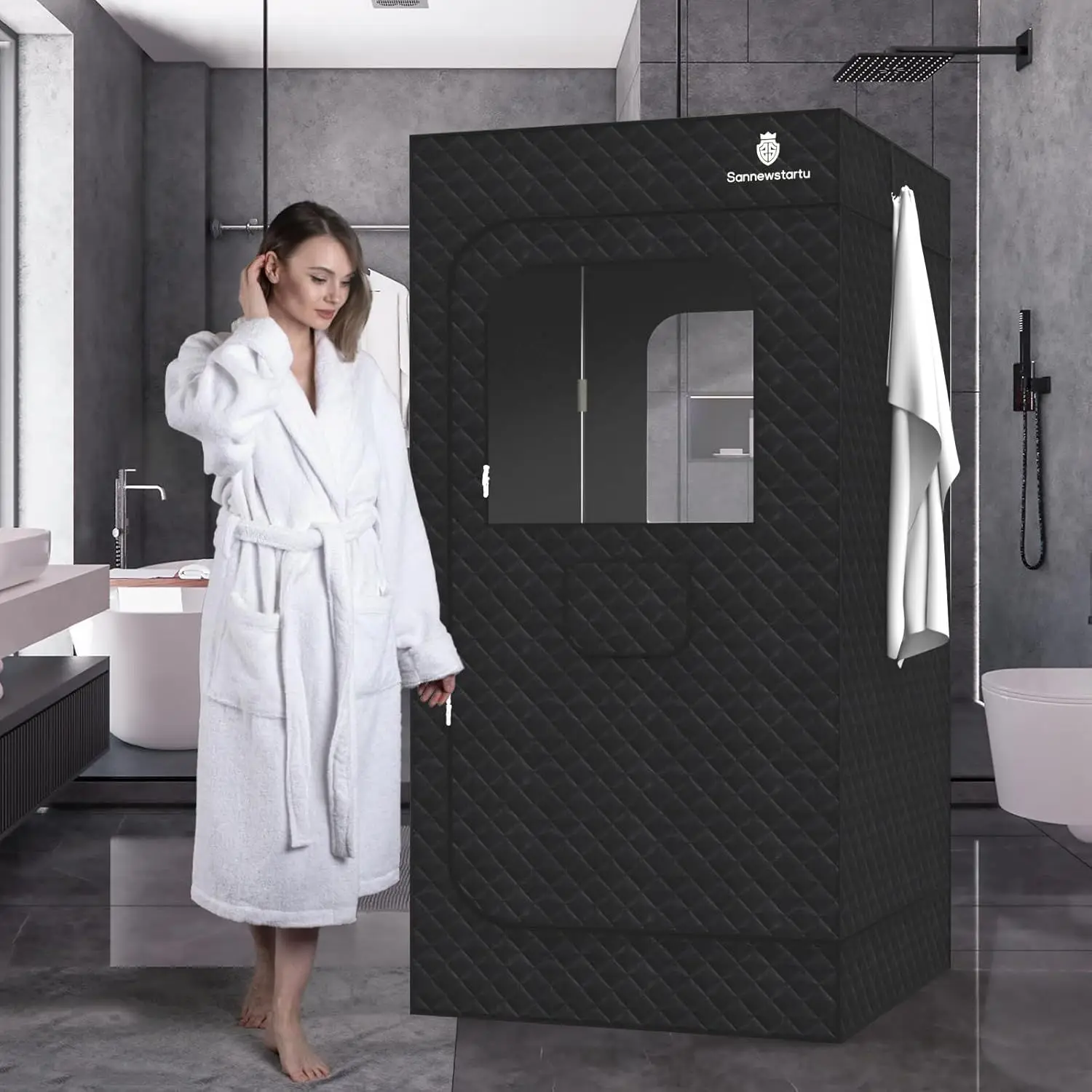 Steam box Household full body bath box Fumigation machine Sauna room Steam room Foot bath Fumigation bucket machine Steam bag
Steam box Household full body bath box Fumigation machine Sauna room Steam room Foot bath Fumigation bucket machine Steam bag