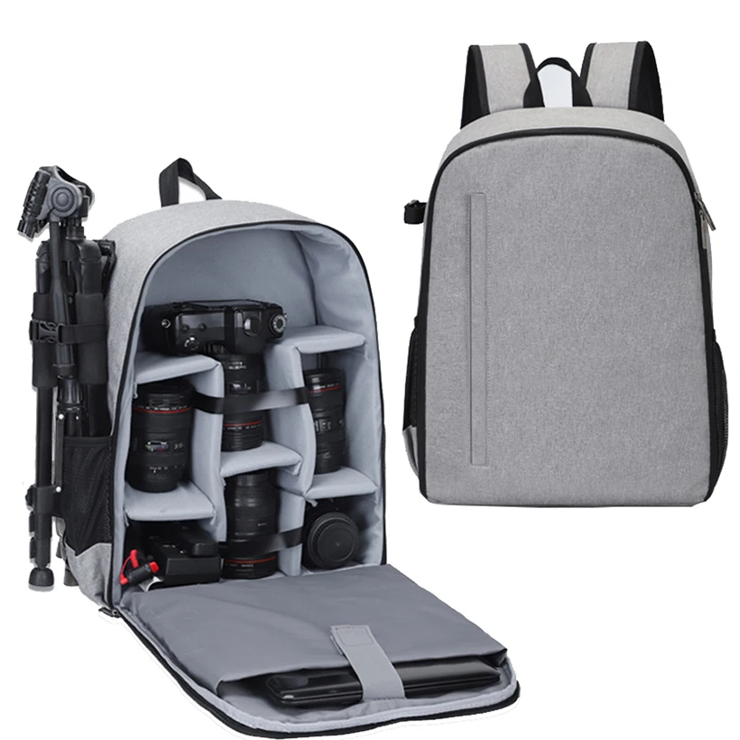 Oxford Fabric Compartment Backpack Dual Shoulder Bag for Canon Nikon Sony Cameras Lens Photography Accessories Tablets Laptop
Oxford Fabric Compartment Backpack Dual Shoulder Bag for Canon Nikon Sony Cameras Lens Photography Accessories Tablets Laptop