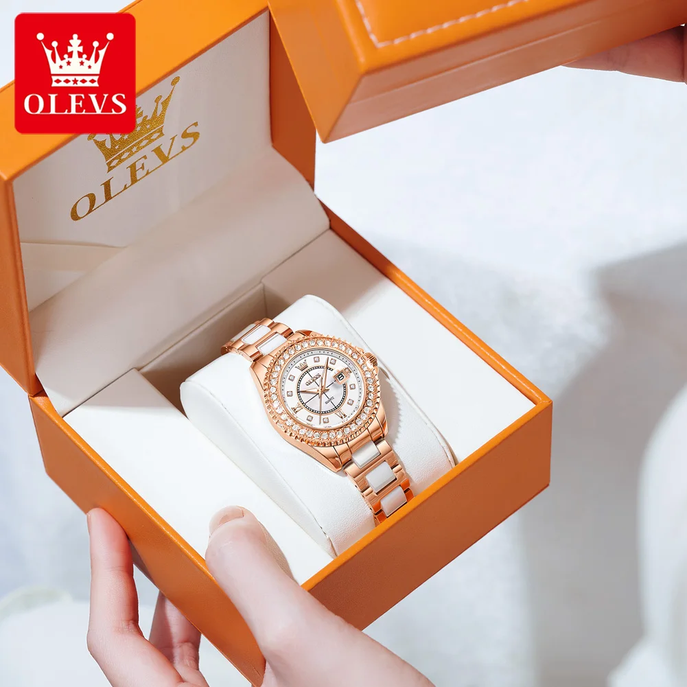 OLEVS 3685 Women Watch Original Elegant Quartz Watch Waterproof Luminous Diamond Date Watches For Women Gifts Genuine Product
OLEVS 3685 Women Watch Original Elegant Quartz Watch Waterproof Luminous Diamond Date Watches For Women Gifts Genuine Product