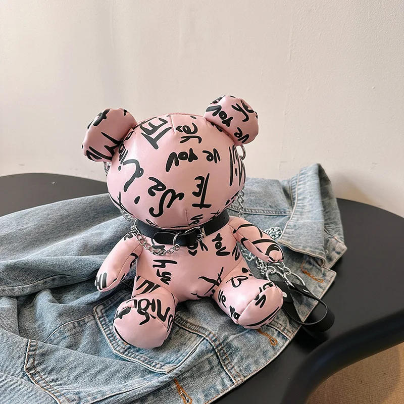 Women Kawaii 3D Cartoon Bear Purses and Handbags For Female Fashion Designer Chain Shoulder Bags Girls Casual Crossbody Bag
Women Kawaii 3D Cartoon Bear Purses and Handbags For Female Fashion Designer Chain Shoulder Bags Girls Casual Crossbody Bag