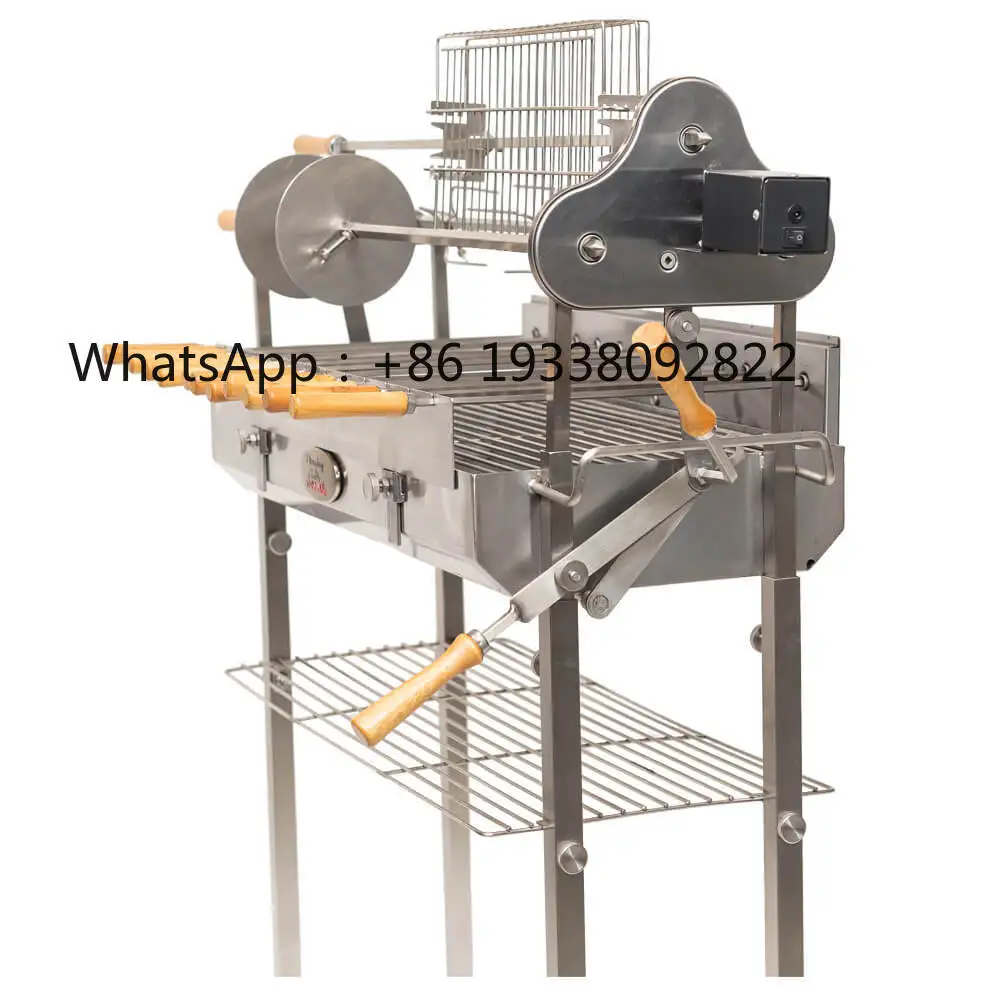 Family Party Charcoal Spit Cyprus Grill Outdoor Stainless Steel Automatic Deluxe BBQ
Family Party Charcoal Spit Cyprus Grill Outdoor Stainless Steel Automatic Deluxe BBQ