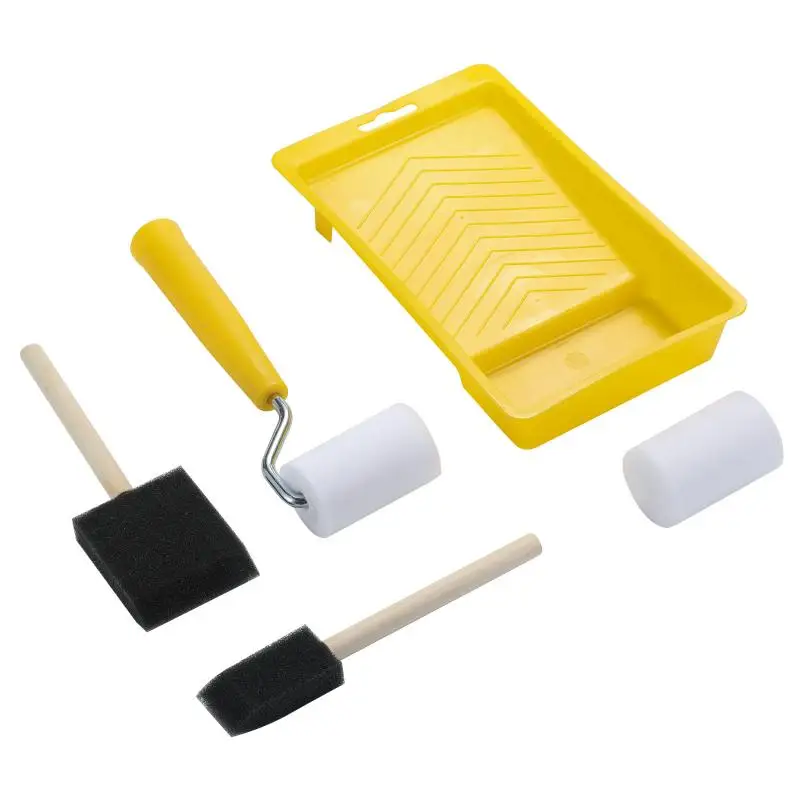 6Pcs High-Density Foam Paint Roller Paint Tray Liner 2 Inch Small Paint Roller Kit For Wall Painting Tools
6Pcs High-Density Foam Paint Roller Paint Tray Liner 2 Inch Small Paint Roller Kit For Wall Painting Tools