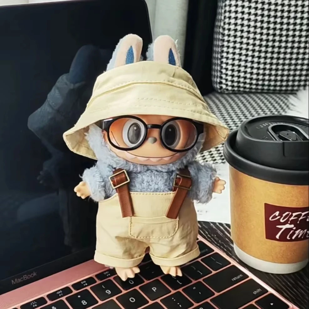 15/17cm Labubu Clothes Cute Overalls Fisherman Hat Glasses Suit Dolls Replacement Cardigan Strap Skirt Replacement Gift
15/17cm Labubu Clothes Cute Overalls Fisherman Hat Glasses Suit Dolls Replacement Cardigan Strap Skirt Replacement Gift