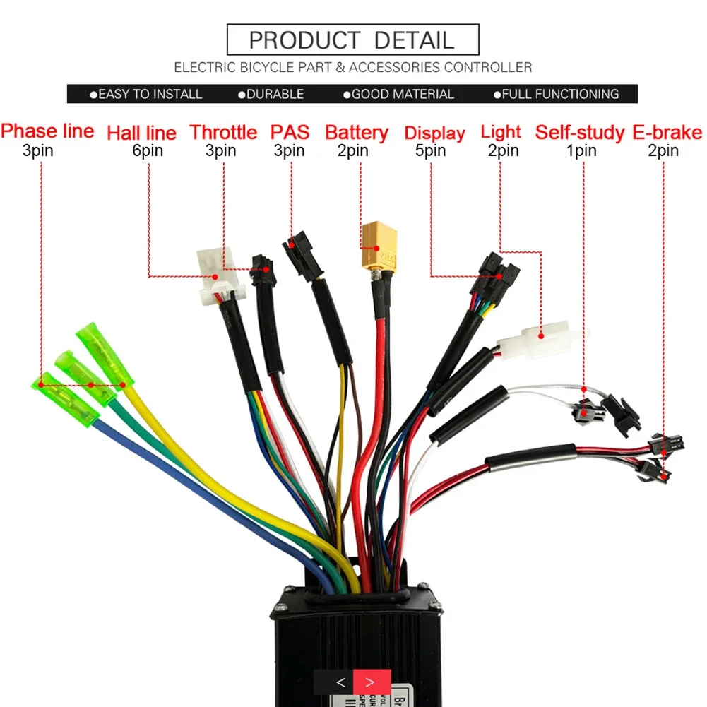 Durable High Quality Controller Kit E-Bike LCD Display Metal+ABS PAS SM Plug 500W/750W For MTB Bicycle Scooter
Durable High Quality Controller Kit E-Bike LCD Display Metal+ABS PAS SM Plug 500W/750W For MTB Bicycle Scooter