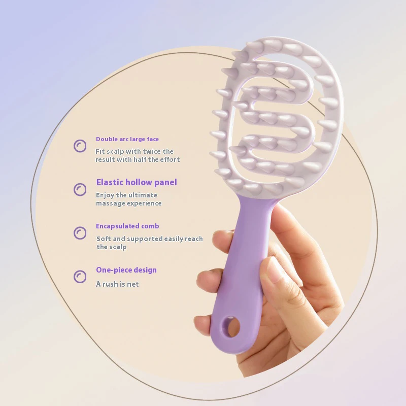 JUSTLANG Soft Silicone Comb Hair Comb Barber Accessories Massage Hair Brush Adult Relieve Itching And Clean The Scalp
JUSTLANG Soft Silicone Comb Hair Comb Barber Accessories Massage Hair Brush Adult Relieve Itching And Clean The Scalp
