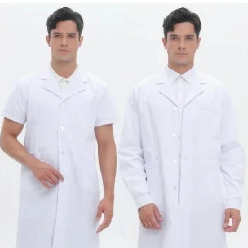 Doctor White Coat Long Sleeve Thick Summer Doctor Clothing Pharmacy Clinic Nurse Pure White Coat
Doctor White Coat Long Sleeve Thick Summer Doctor Clothing Pharmacy Clinic Nurse Pure White Coat