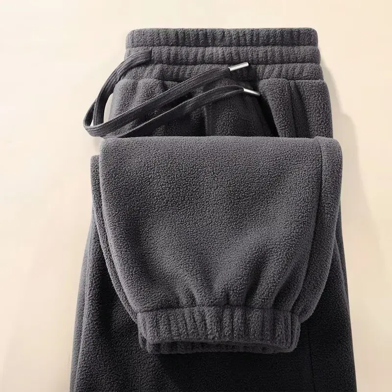 Women's Double-sided Fleece Thickened Sports Casual Pants Autumn Winter Polyester Fiber Natural Waist Long Pants Harlan Style
Women's Double-sided Fleece Thickened Sports Casual Pants Autumn Winter Polyester Fiber Natural Waist Long Pants Harlan Style