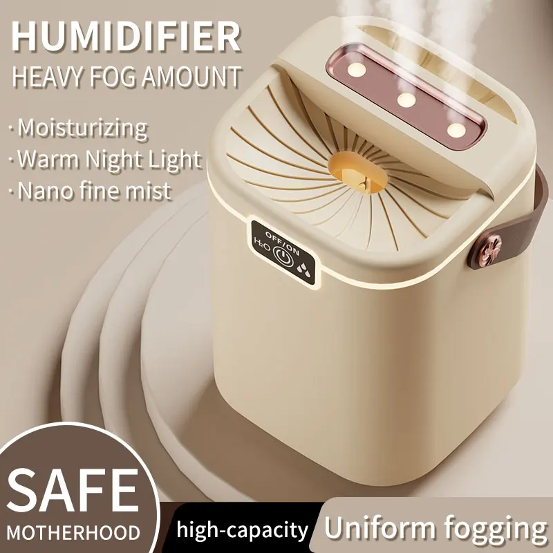 3-hole air humidifier 1.8L capacity spray 4-gear essential oil perfume diffuser with night light 3-nozzle humidifier
3-hole air humidifier 1.8L capacity spray 4-gear essential oil perfume diffuser with night light 3-nozzle humidifier