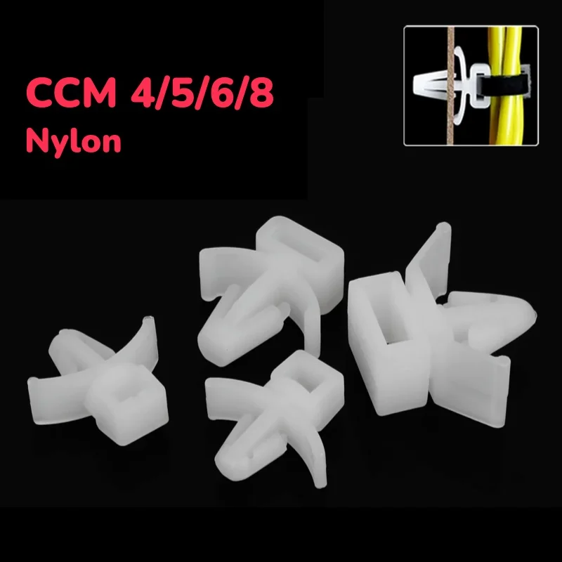 CCM 4/5/6/8 White Fixing Cable Tie Holder Plastic Nylon Aircraft Type Inserting PC Board Wire Manager Car Cable Clips
CCM 4/5/6/8 White Fixing Cable Tie Holder Plastic Nylon Aircraft Type Inserting PC Board Wire Manager Car Cable Clips