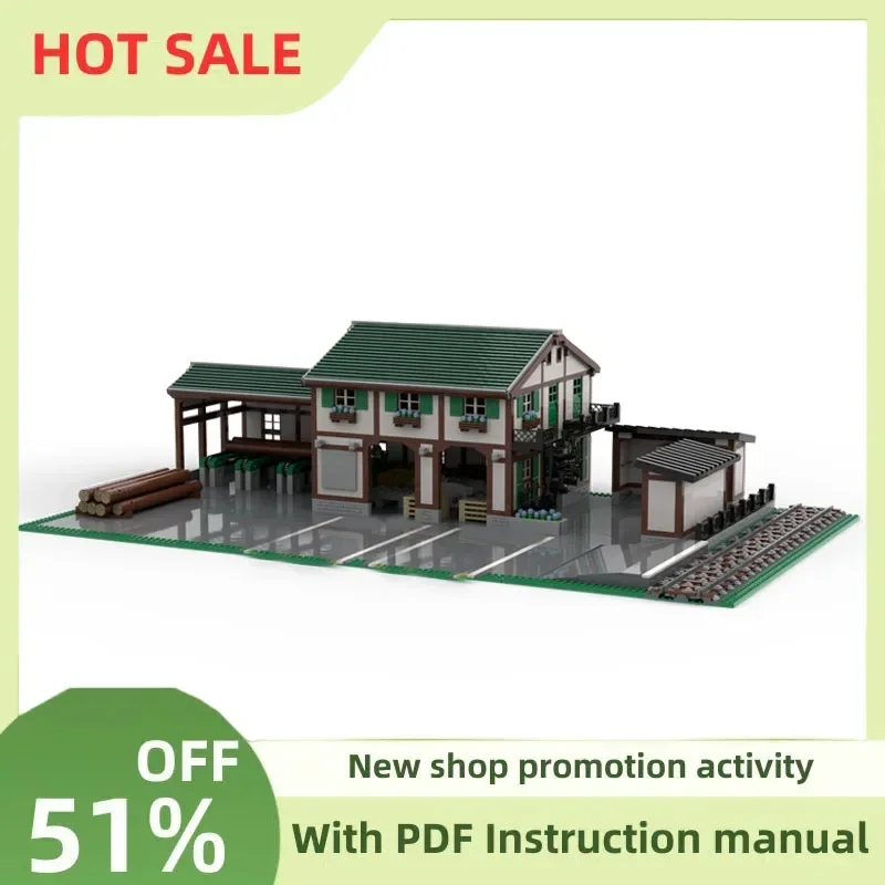 New 6617Pcs Farm Hot Selling Street View Moc Modular Lumber Mill Model Custom Puzzle Diy Creative Ideas Kid Toys Birthday Gift
New 6617Pcs Farm Hot Selling Street View Moc Modular Lumber Mill Model Custom Puzzle Diy Creative Ideas Kid Toys Birthday Gift