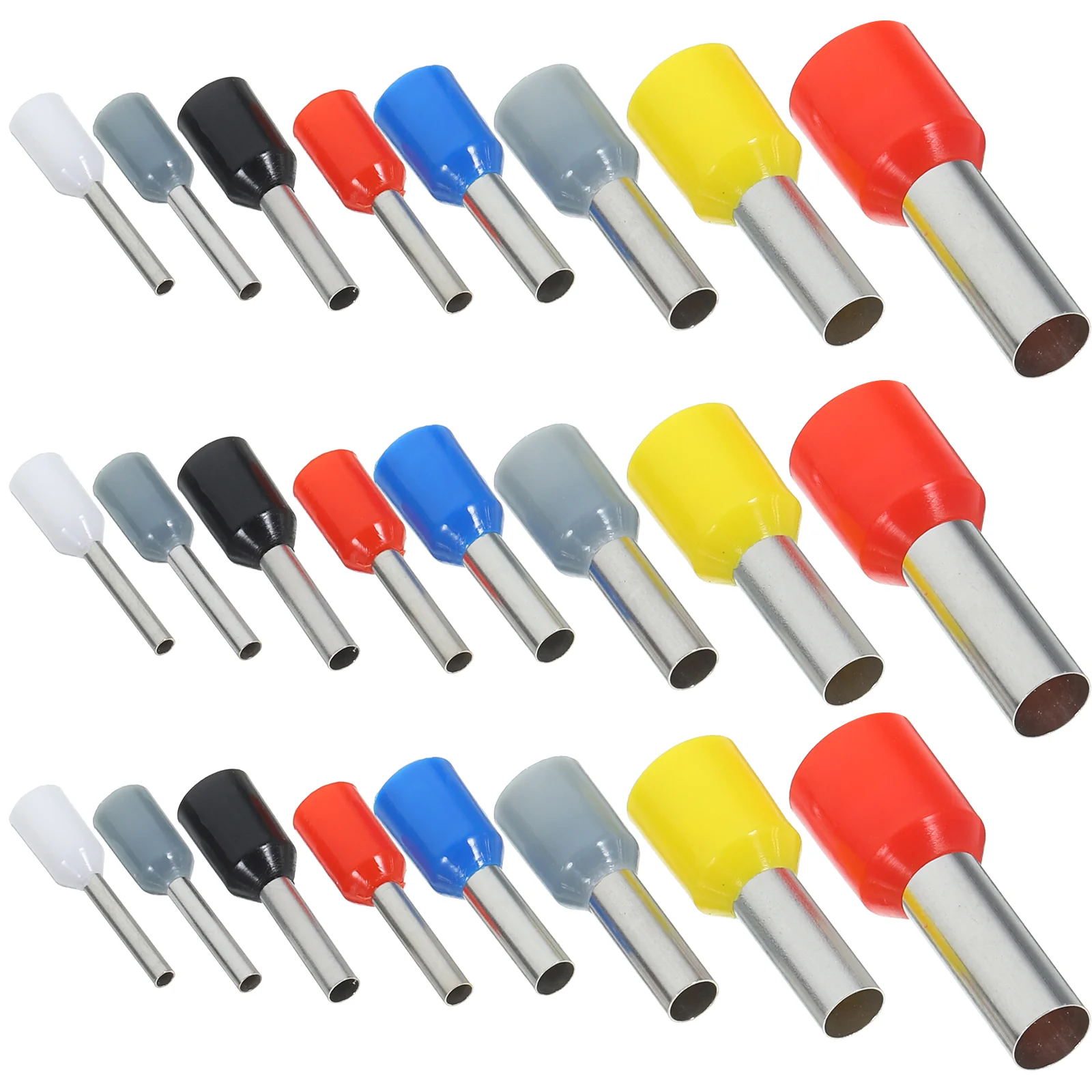 1200 Pcs Cold-pressed Terminal Electrical Wire Connectors Cable Clearas Ferrule Pvc Ferrules Terminals Kit
1200 Pcs Cold-pressed Terminal Electrical Wire Connectors Cable Clearas Ferrule Pvc Ferrules Terminals Kit