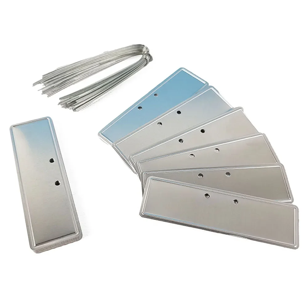 Pencil Aluminum Plant Labels Garden Plant Tags Double-eyelet Design Double-sided Easy To Attach Metal Wires Included
Pencil Aluminum Plant Labels Garden Plant Tags Double-eyelet Design Double-sided Easy To Attach Metal Wires Included