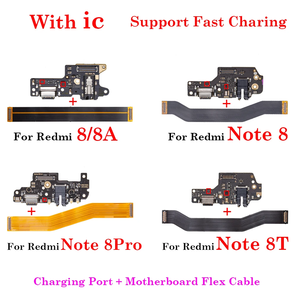 Pop 1set USB Charging Port Support Fast Quick Dock Charge Board + Mother Mian Board Flex Cable For Xiaomi Redmi 8 8A Note 8 Pro
Pop 1set USB Charging Port Support Fast Quick Dock Charge Board + Mother Mian Board Flex Cable For Xiaomi Redmi 8 8A Note 8 Pro