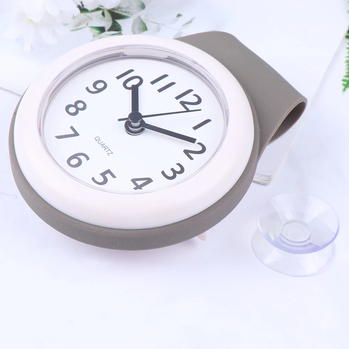 Waterproof Silent Wall Clock Grey For Bathroom Shower Room Decoration Mute Timepiece No Suction Cup Mount Wall Clock
Waterproof Silent Wall Clock Grey For Bathroom Shower Room Decoration Mute Timepiece No Suction Cup Mount Wall Clock