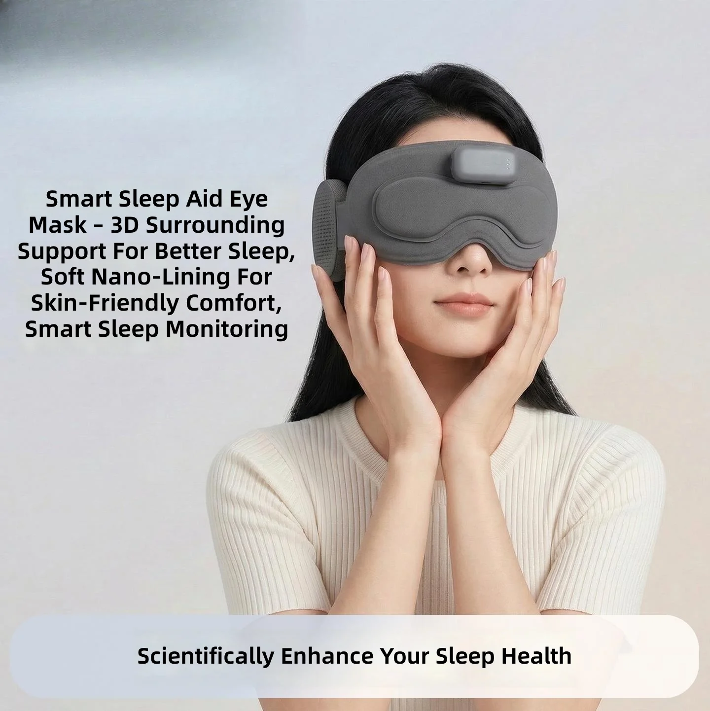 AI Smart Sleep Mask with White Noise,Sleep Monitoring & Bluetooth Music,Velvet-Lined LightBlocking Eye Cover for Insomnia Relief
AI Smart Sleep Mask with White Noise,Sleep Monitoring & Bluetooth Music,Velvet-Lined LightBlocking Eye Cover for Insomnia Relief