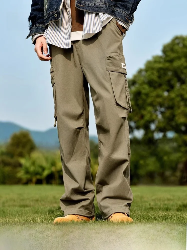 Semir Men's Casual Straight Leg Pants Winter Faion Workwear Sle Dstring Loose Fit Trousers Elastic Waist Versatile
Semir Men's Casual Straight Leg Pants Winter Faion Workwear Sle Dstring Loose Fit Trousers Elastic Waist Versatile