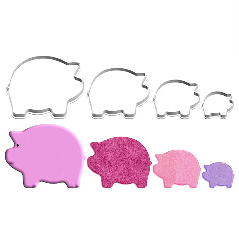 Four Specifications Cartoon Obesity Pig Plastic Molds,Little Animal Shape Cake Biscuit Cookie Decorating Fondant Cutters Tools
Four Specifications Cartoon Obesity Pig Plastic Molds,Little Animal Shape Cake Biscuit Cookie Decorating Fondant Cutters Tools