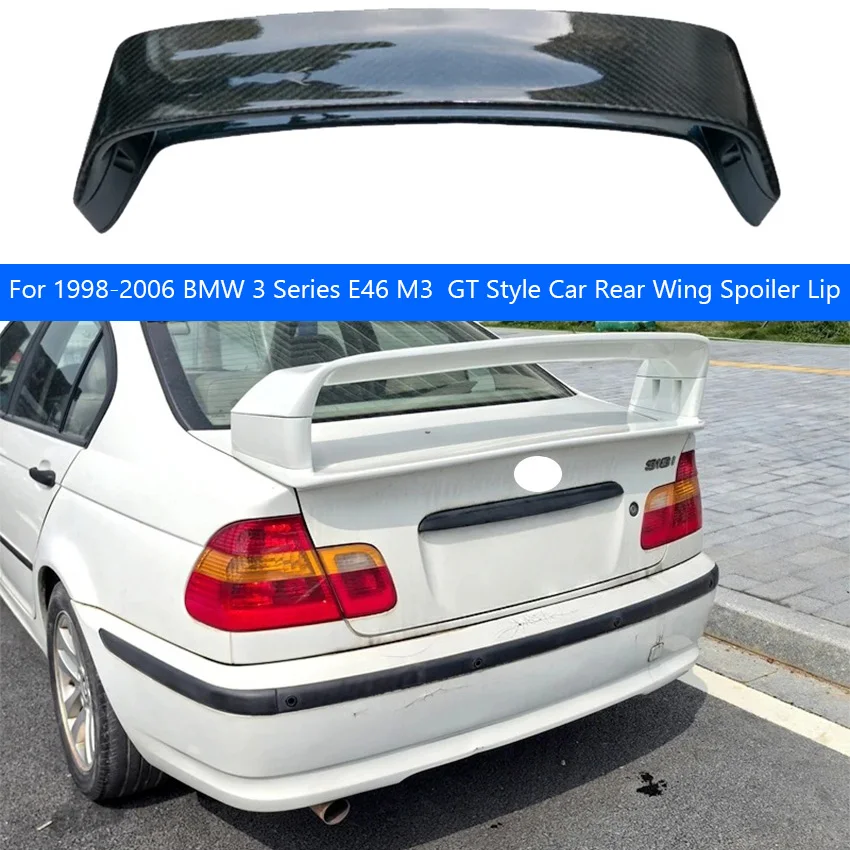 For 1998-2006 BMW 3 Series E46 M3 316i 318i 320i 323i 325i 328i 330i GT Style Car Rear Wing Spoiler Lip Body Kit Glossy Black
For 1998-2006 BMW 3 Series E46 M3 316i 318i 320i 323i 325i 328i 330i GT Style Car Rear Wing Spoiler Lip Body Kit Glossy Black