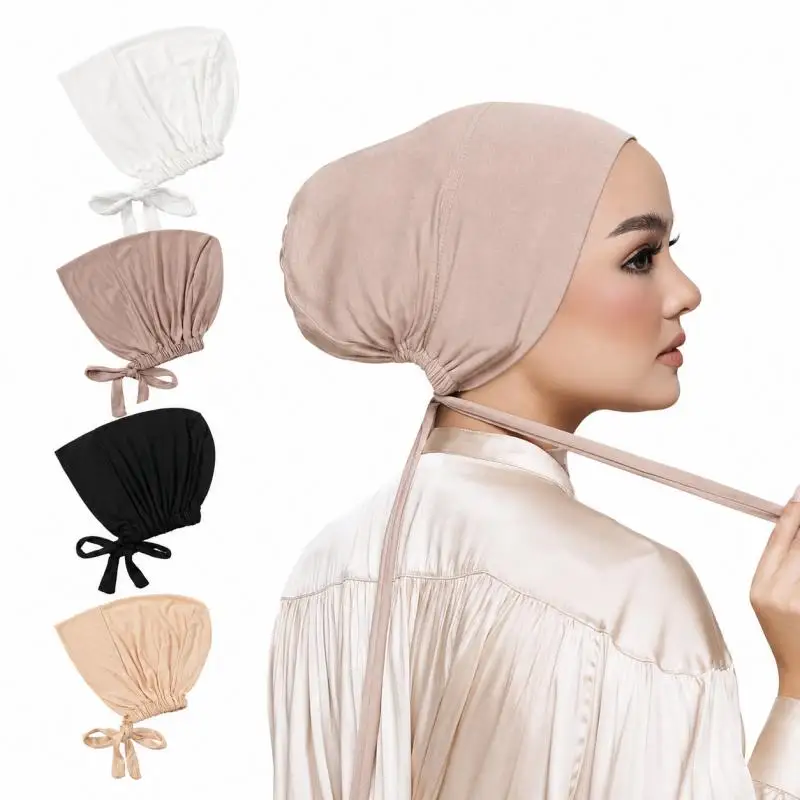 Adjustable Tie Hijab Undercap Soft Modal Bonnet Cap for Muslim Women Stretchy Breathable Inner Head Cover Prayer Wear Accessory
Adjustable Tie Hijab Undercap Soft Modal Bonnet Cap for Muslim Women Stretchy Breathable Inner Head Cover Prayer Wear Accessory