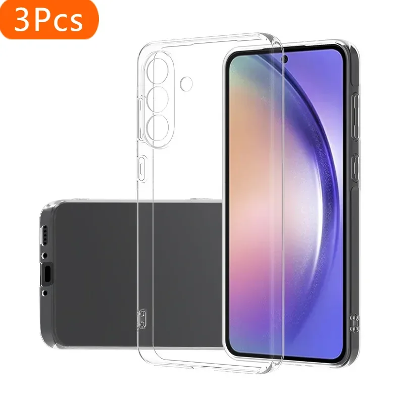 3Pcs Simple Slim Soft TPU Clear Transparent Phone Case On For Samsung Galaxy A56 A36 A26 5G Cover Fundas Capa
3Pcs Simple Slim Soft TPU Clear Transparent Phone Case On For Samsung Galaxy A56 A36 A26 5G Cover Fundas Capa